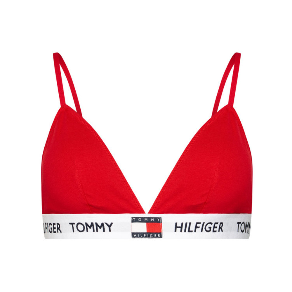 Tommy Hilfiger Triangle Padded Bra Flag UW0UW02243 - tango red