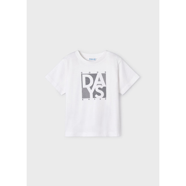 Mayoral Basic s/s t-shirt 24-00170 - White