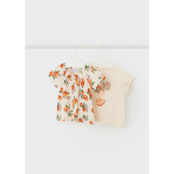 Mayoral 2 s/s t-shirts 24-01008 - Chickpea