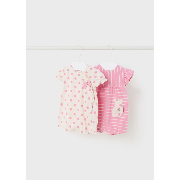 Mayoral Set of 2 short rompers 24-01712 - Nectar