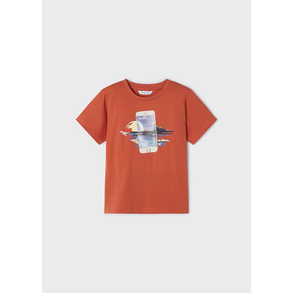 Mayoral Lenticular t-shirt s/s 24-03003 - Chilli
