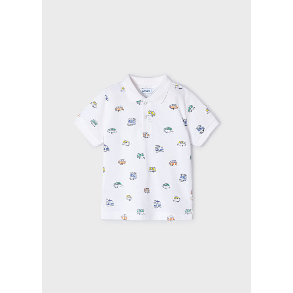 Mayoral S/s polo 24-03107 - White