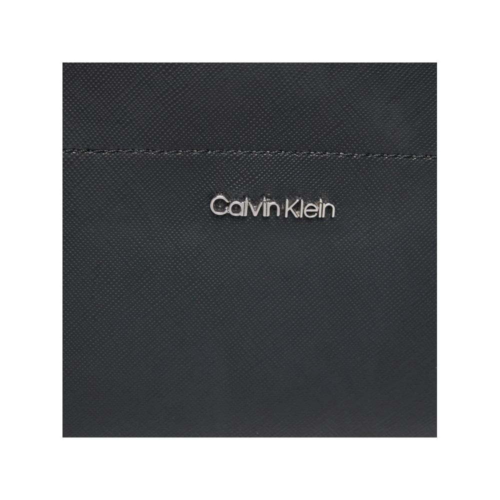 Calvin klein Τσάντα Business Shoulder Bag Saffiano K60K611680 - Ck Black-Sand Pebble