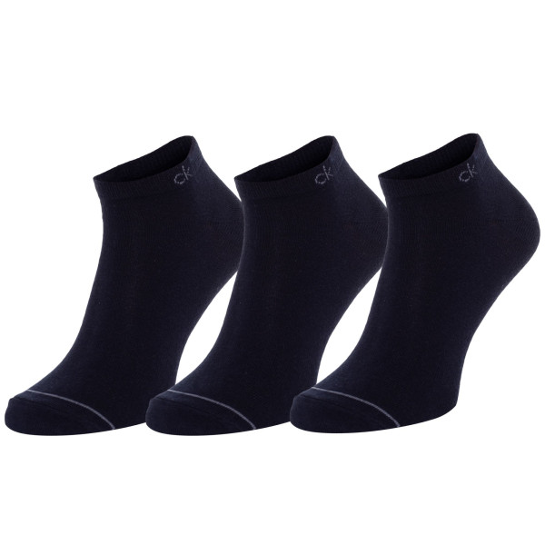 Calvin klein Κάλτσες κοντές 3pack 100001877 - μαύρο -001