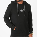 Emporio Armani Hooded Sweater LS 1117530A571 - black
