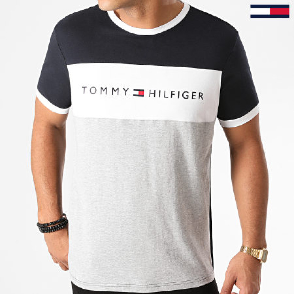 Tommy Hilfiger T-shirt Logo Flag UM0UM01170 - Desert Sky