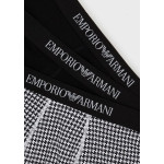 Emporio Armani Boxer 3 pack Cotton 1116251A722 - black-pr white-black