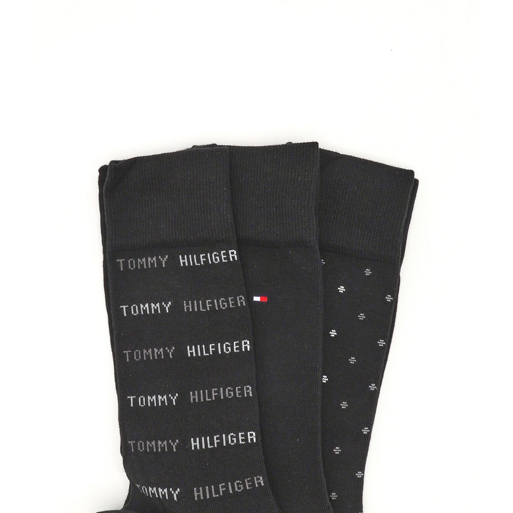 Tommy Hilfiger Κάλτσες 3Pack Giftbox 701220147 - black