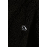 DKNY Fleece Ρόμπα Σταυρωτή με Ζώνη YI2122599 - black
