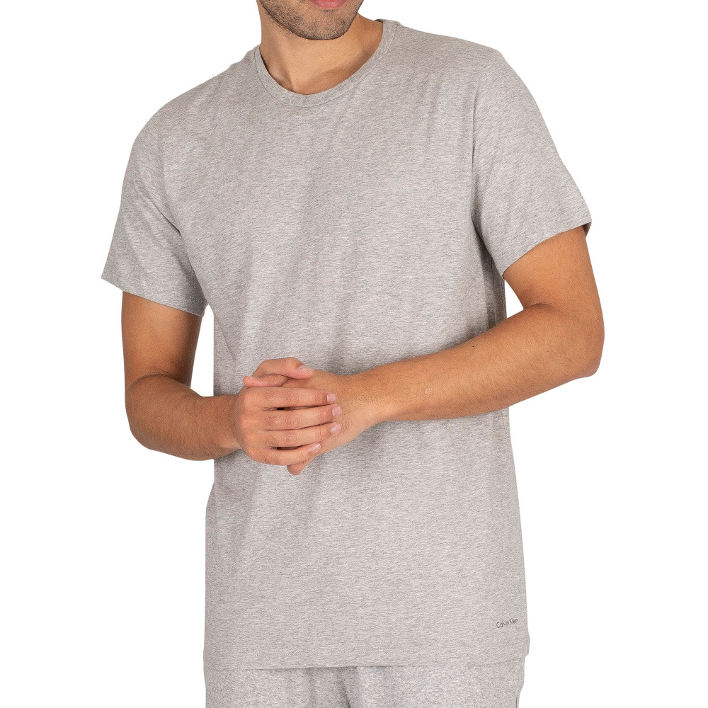 Calvin klein T-shirt SS 3pk NB4011E - γκρι-μαύρο-λευκό