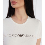 Emporio Armani T-shirt Glitter Effect 1642722F225 - off white