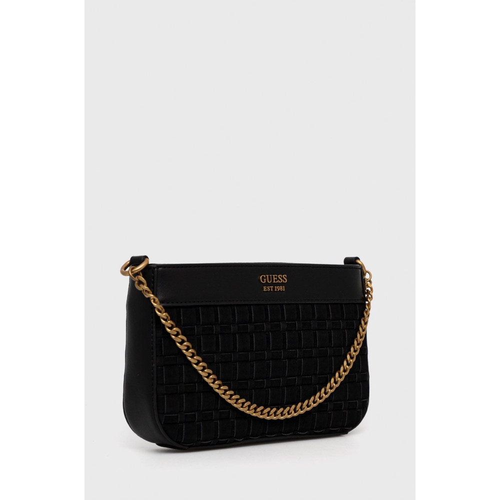 Guess Katey Mini Top Zip Shoulder Bag WS787072 - black