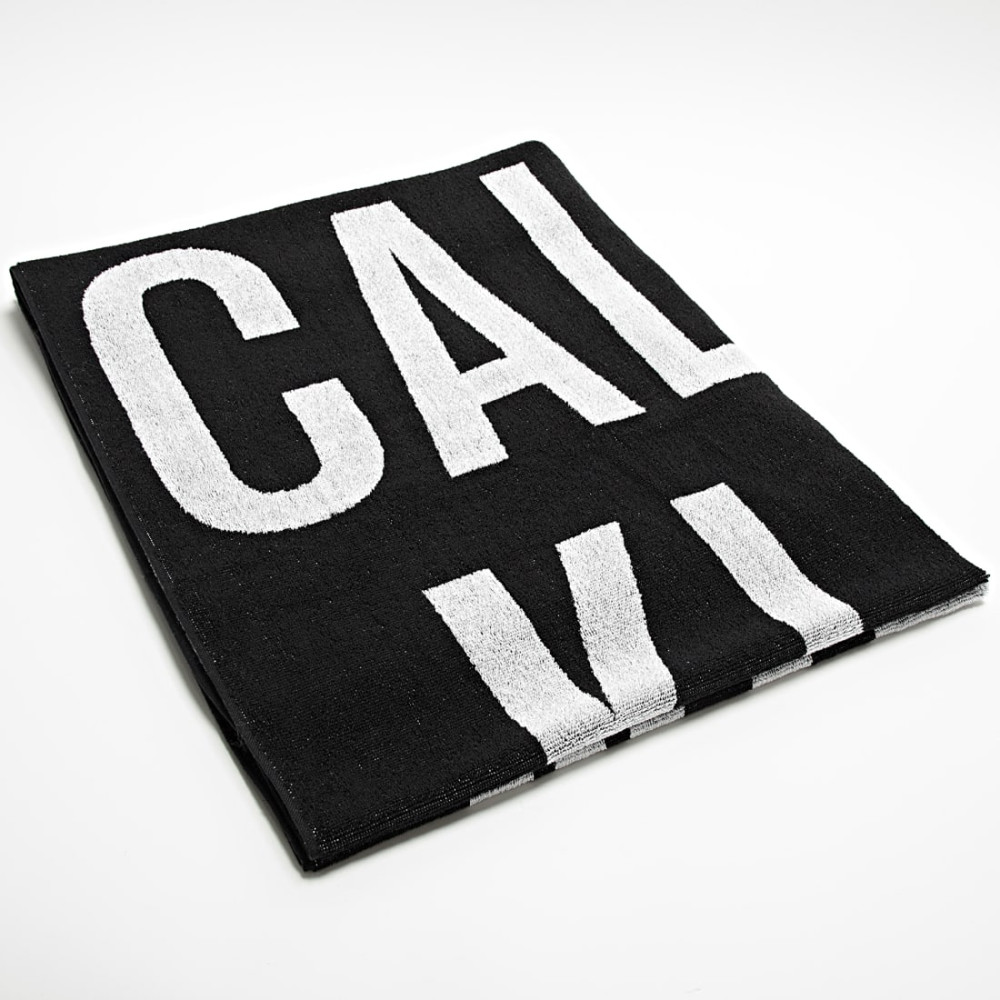 Calvin klein Πετσέτα παραλίας 180x100 cm KU0KU00089 - Pvh Black