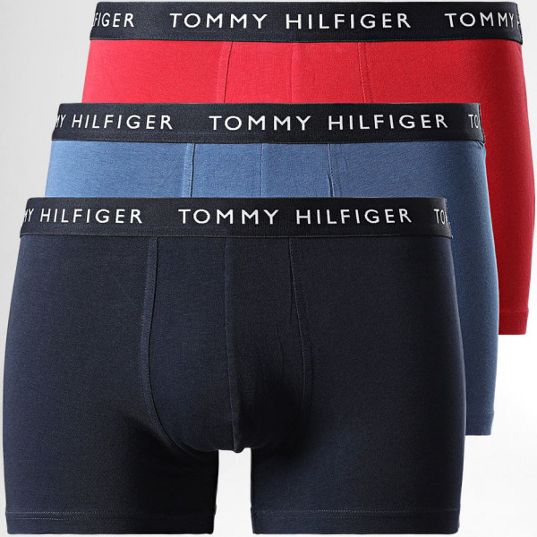 Tommy Hilfiger Boxer 3 pack UM0UM02203 - Des Sky-Petrol Blue-Prim Red