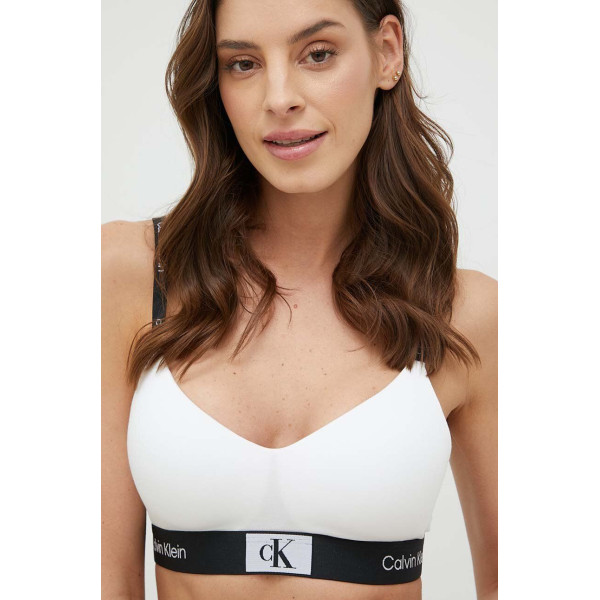 Buy Tommy Hilfiger Logo Underband Organic Cotton Bralette (UW0UW02225)  lilac orchid from £13.95 (Today) – Best Deals on