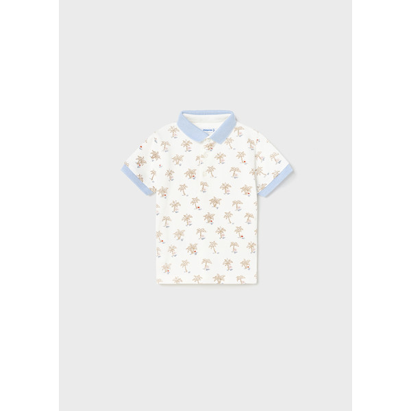 Mayoral Polo s/s large print 23-01106 - Palms