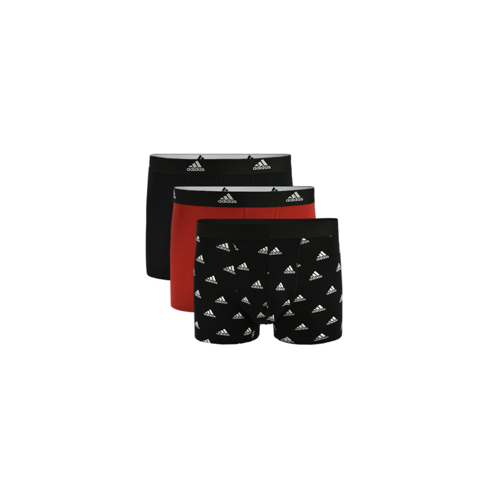 adidas Boxer 3 pack Active Flex Cotton 4A1M02 - black-vivid red