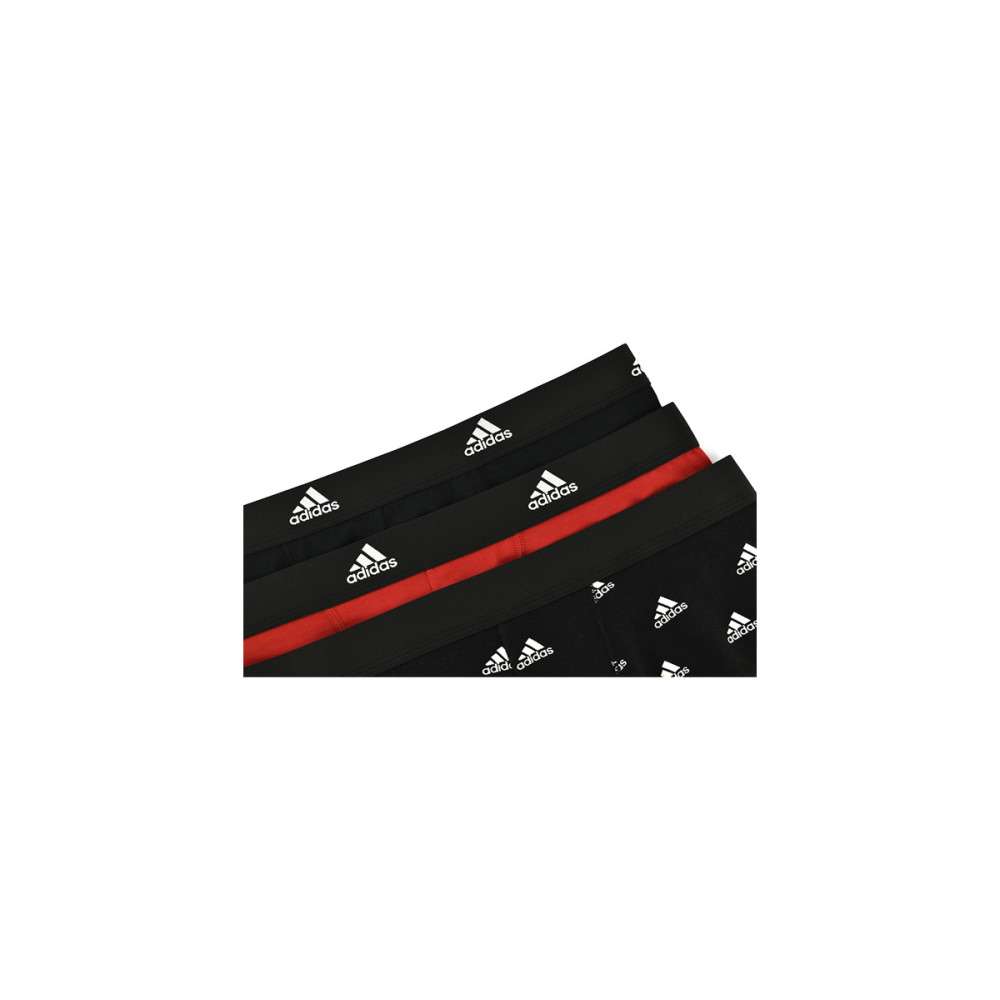 adidas Boxer 3 pack Active Flex Cotton 4A1M02 - black-vivid red