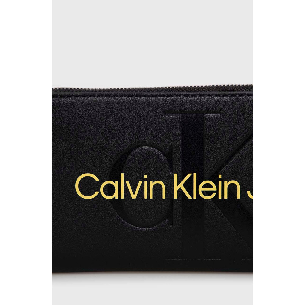 Calvin klein Πορτοφόλι Sculpted Mono Zip Around K60K607634 - Fashion Black