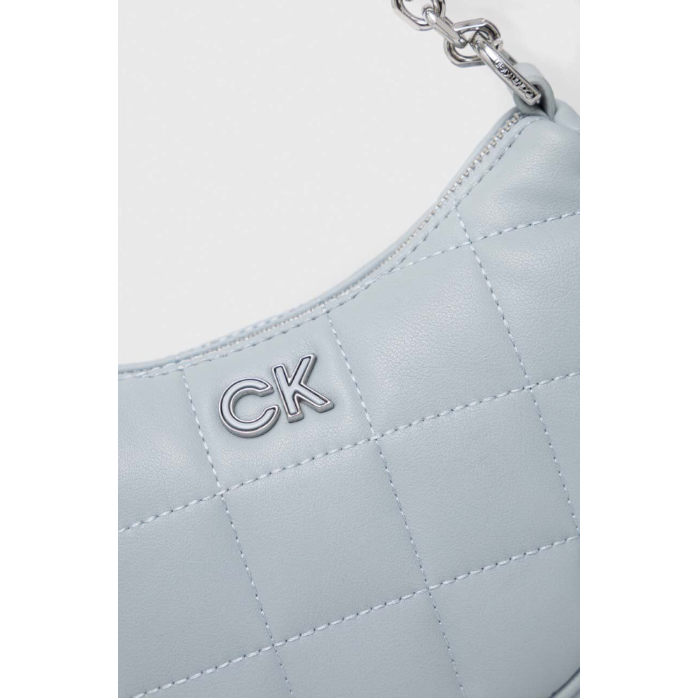 Calvin klein Re-Lock Quilt Cres Mini Bag K60K610442 - Pearl Blue