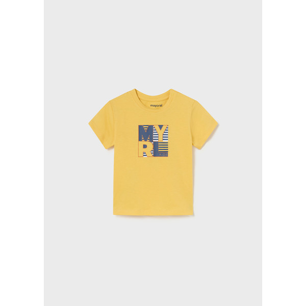 Mayoral Basic s/s t-shirt 24-00106 - Banana