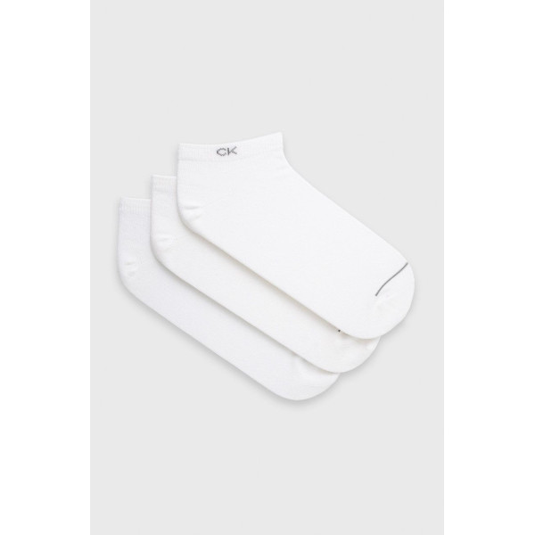 Calvin klein Κάλτσες Sneaker 3P 701218718 - λευκό