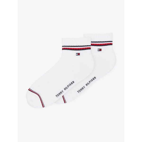 Tommy Hilfiger Κάλτσες 2pack Iconic Quarter 100001094 - white