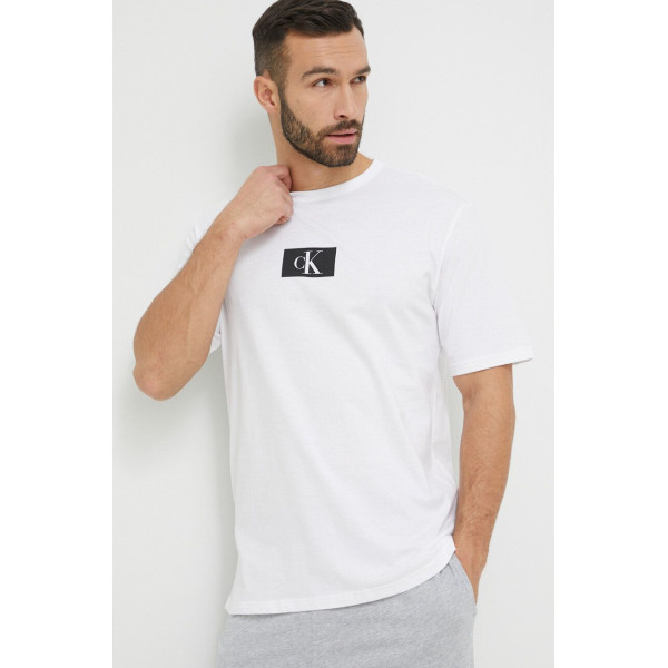 Calvin klein T-shirt Label Crew Neck 000NM2399E - white