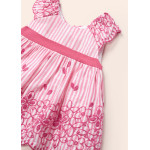 Mayoral Φορεμα κεντητο μπορντουρα 23-01814 - ροζ