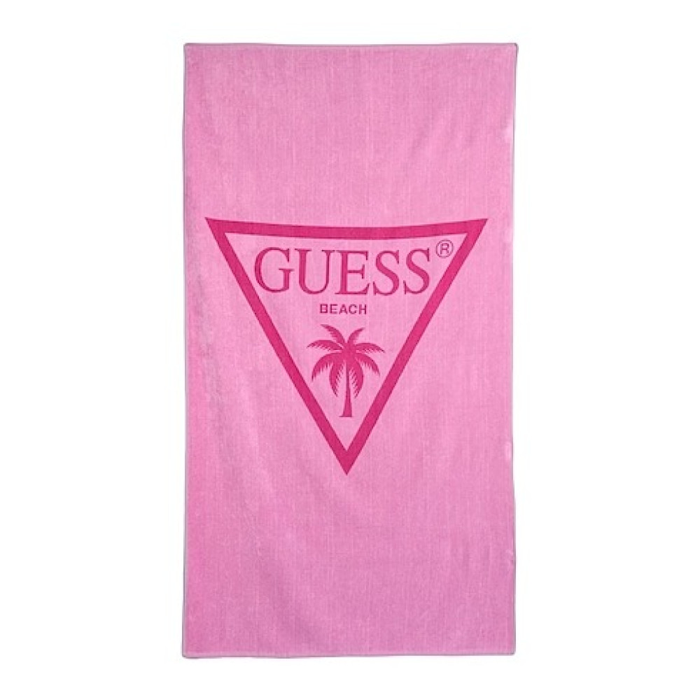 Guess Beach Towel βελουτέ 180x100 cm F02Z00SG00L - vivid pink
