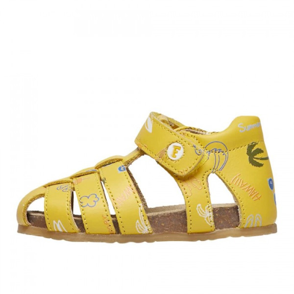 Falcotto Closed-toe leather sandals Aloha 0011500736A90G04 - yellow