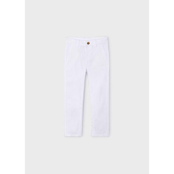 Mayoral Twill basic trousers 24-00512 - White