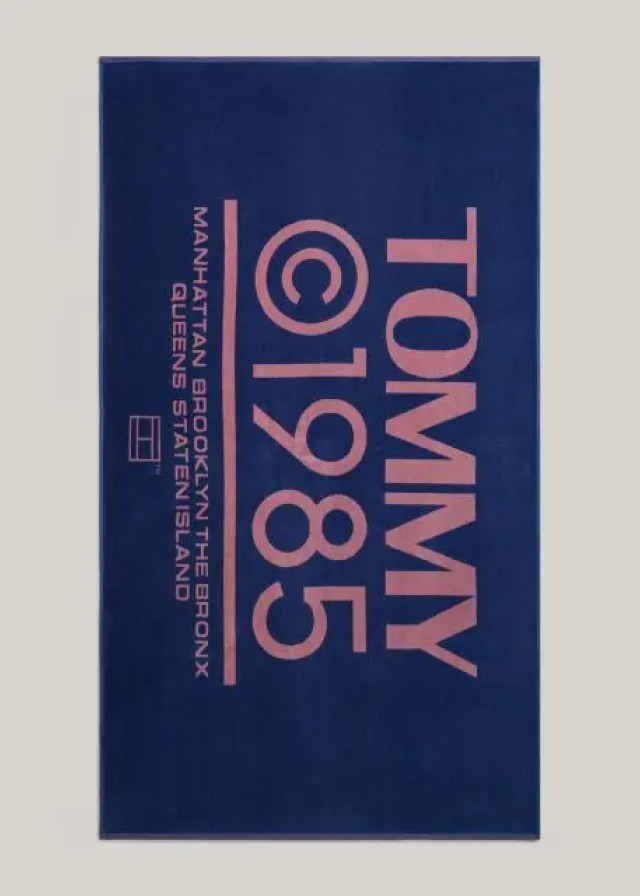 Tommy Hilfiger Πετσέτα Παραλίας Βελουτέ 180x100 cm UU0UU00090 - Charmed