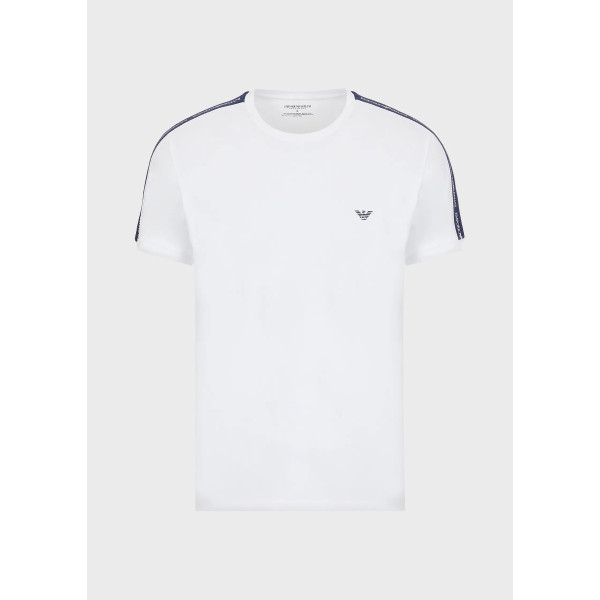 Emporio Armani T-shirt Chevron Strech Cotton 1118902R717 - white