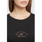 Emporio Armani Φόρεμα μακό Circle Logo 1644252R223 - μαύρο