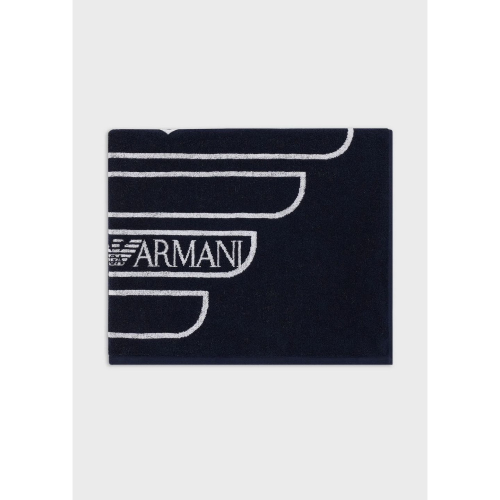 Emporio Armani Πετσέτα Θαλάσσης 170x100cm 2317722R451 - blue navy