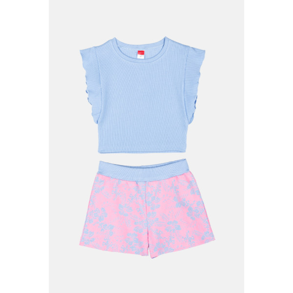 Joyce Set shorts Floral 2413144 - baby blue