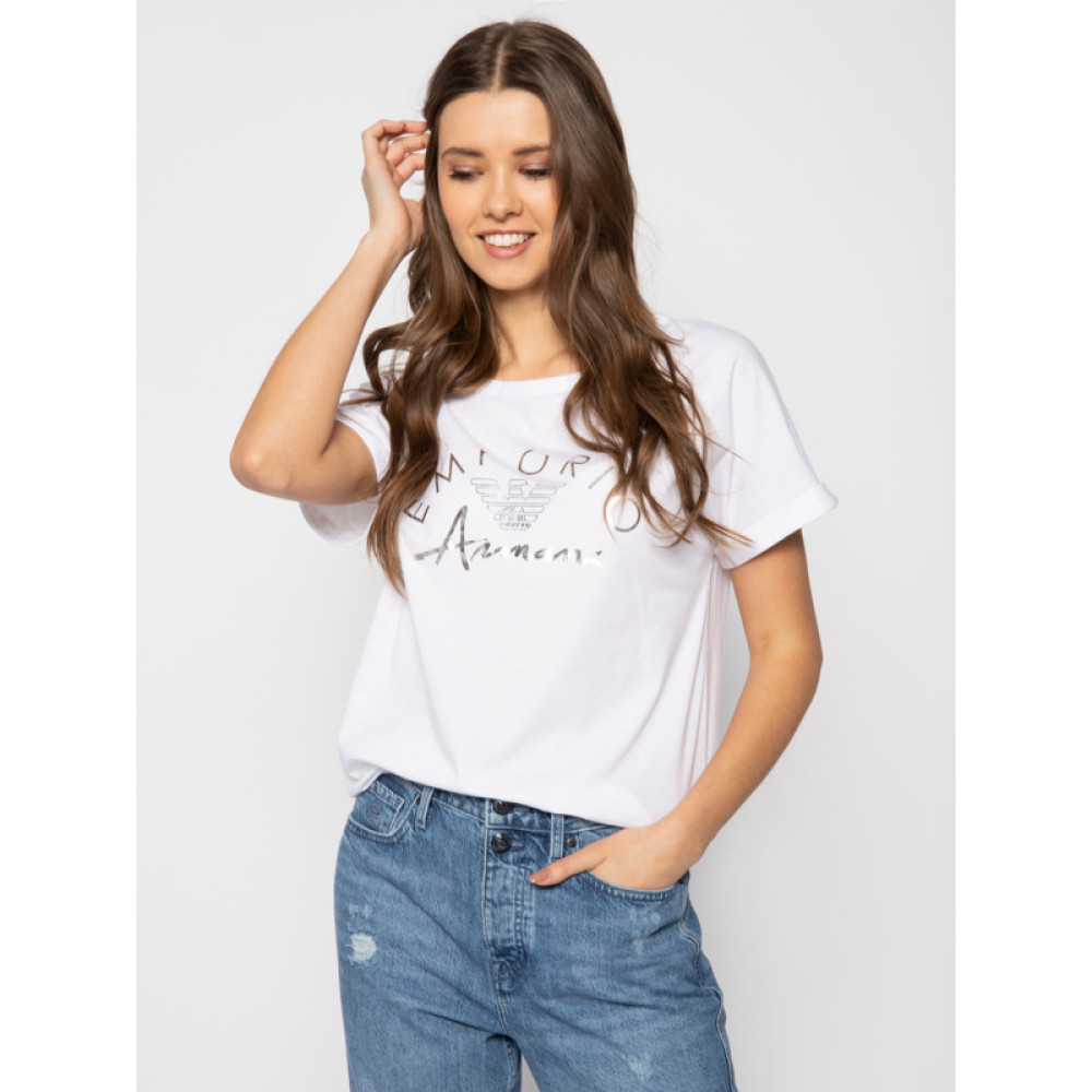 Emporio Armani T-shirt SS RN 1643400P291 - 00010-λευκό