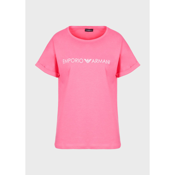 Emporio Armani T-shirt Organic Cotton 2626330P340 - 00073-fuxia pink