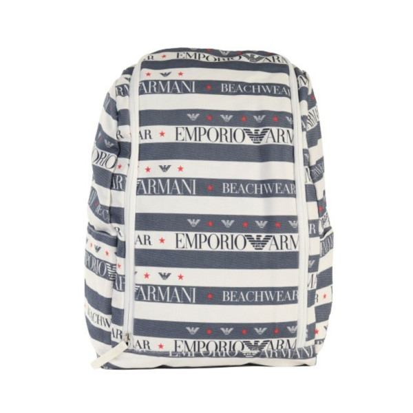 Emporio Armani Backpack Beach Bag 2317822R913 - indigo riga logo