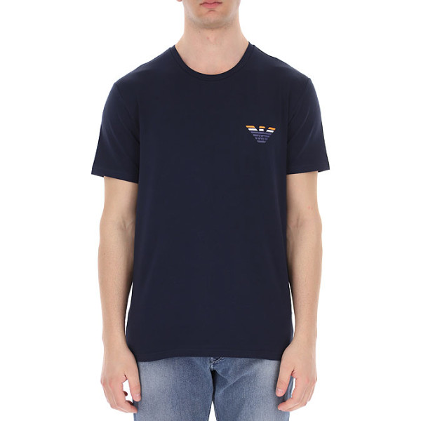 Emporio Armani T-Shirt Eagle Logo 1108532R525 - μπλε