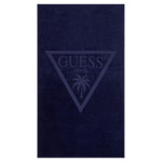 Guess Beach Towel βελουτέ 180x100 cm F02Z00SG00L - μπλε σκούρο