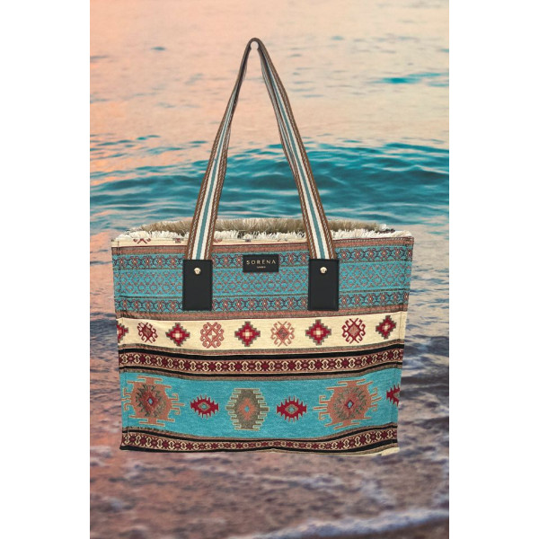 Sorena Greece Beach Bag Hermina BB - tyrquise