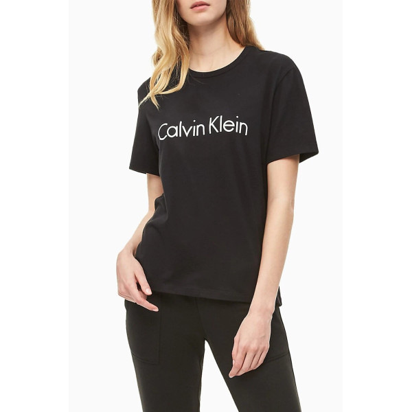 Calvin klein T-shirt Logo 000QS6105E - μαύρο