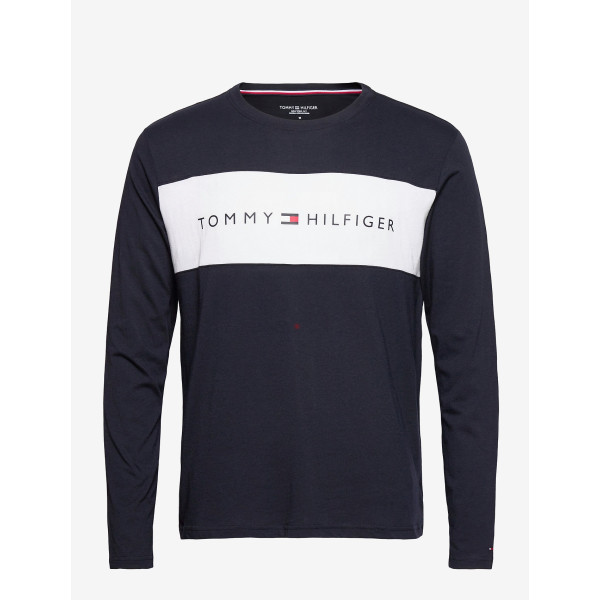 Tommy Hilfiger T-shirt LS Logo Flag UM0UM01906 - desert sky