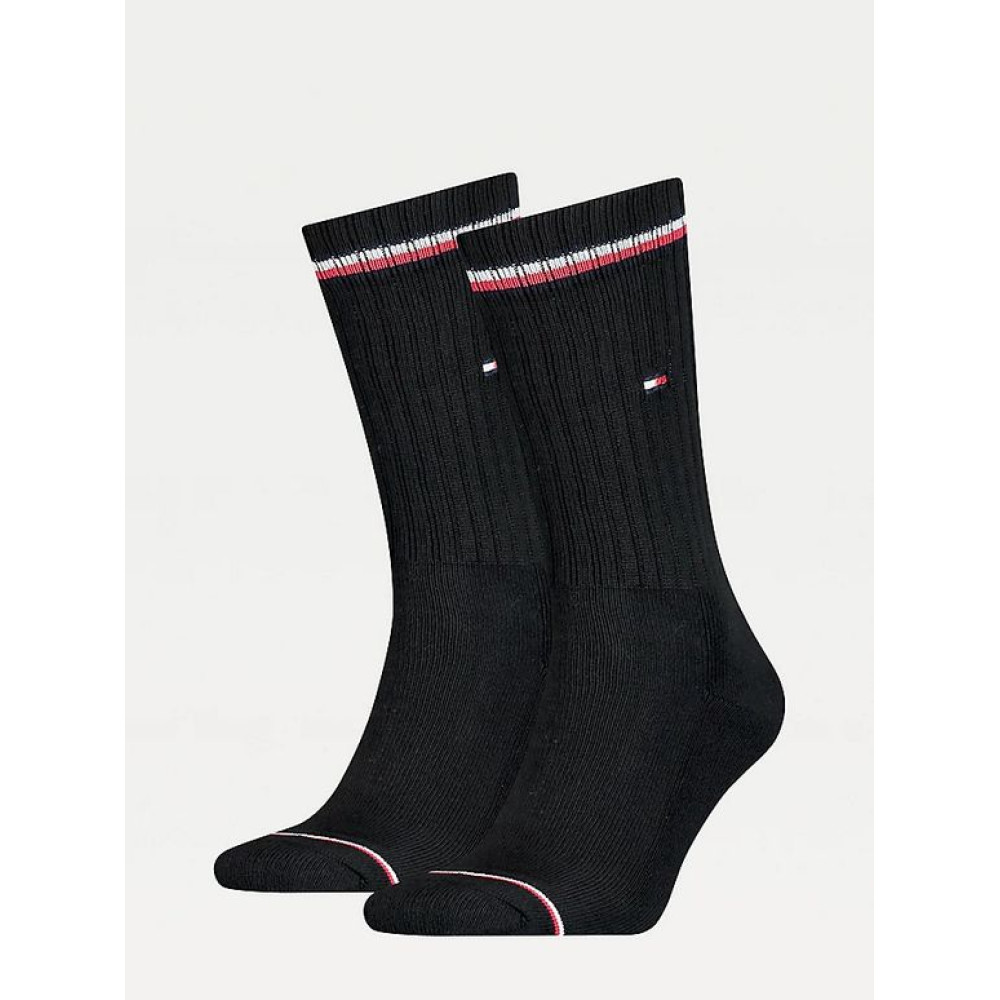 Tommy Hilfiger Κάλτσες Iconic 2p 100001096 - μαύρο