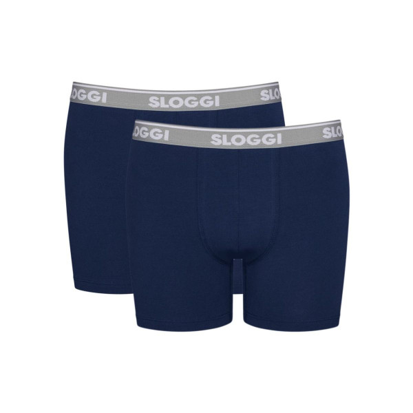 Sloggi Boxer με μακρύ πόδι 2pack GO ABC 10201634 - navy blue
