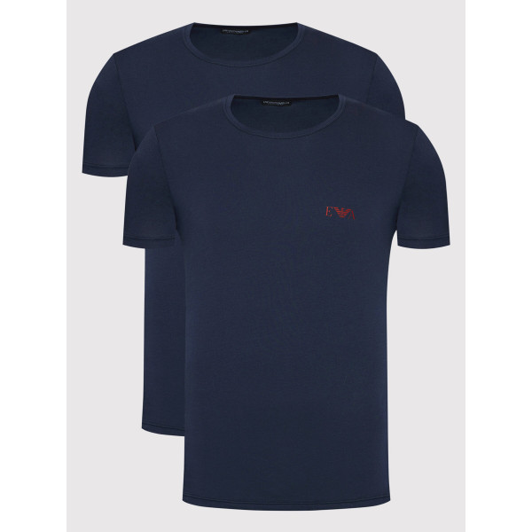 Emporio Armani T-shirt 2pack CN Strech Cotton 1116701A715 - marine