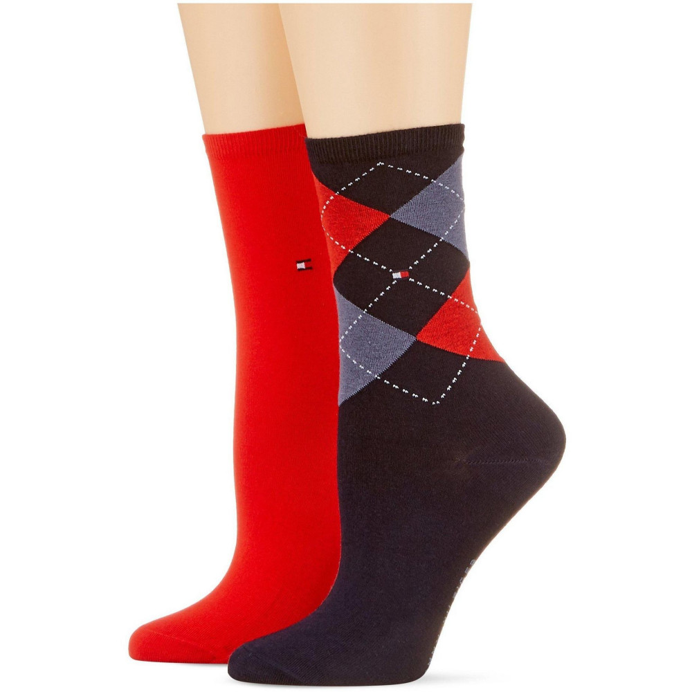 Tommy Hilfiger Κάλτσες 2 ζευγάρια Ρόμβοι 443016001 - midnight blue