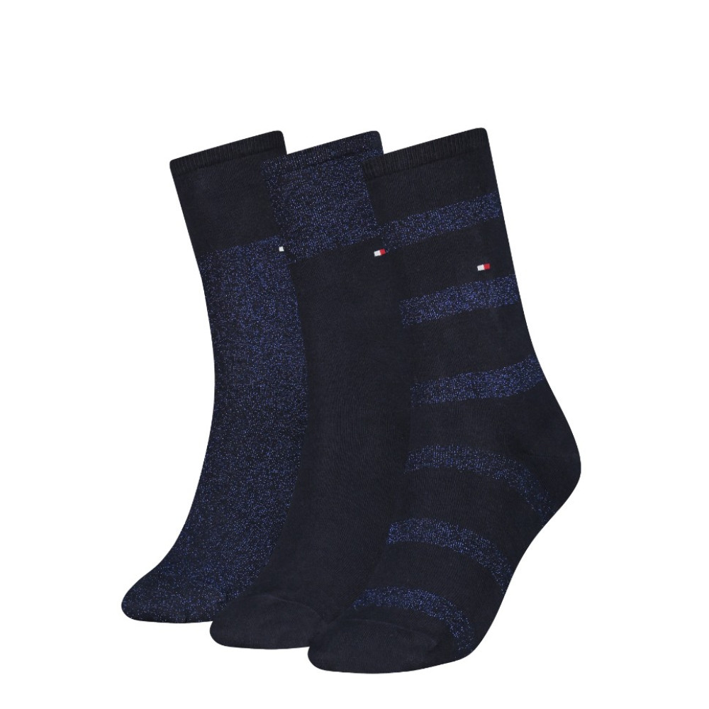 Tommy Hilfiger Κάλτσες 3pack Sparkle Giftbox 701210532 - navy